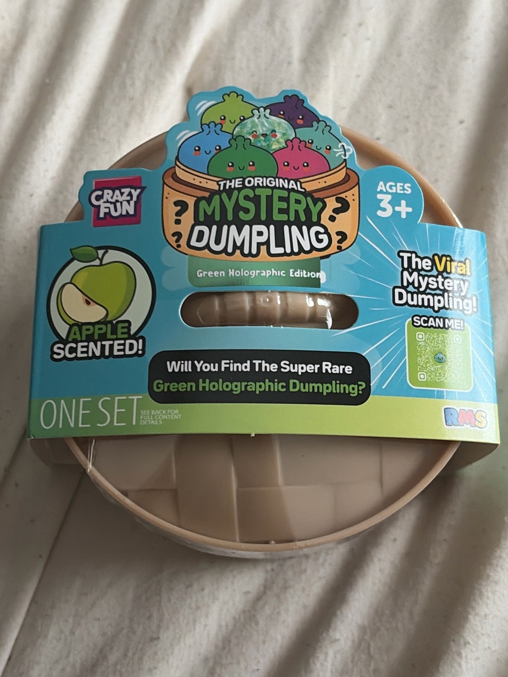 Mystery Dumpling - Green Holographic Apple Scented Plush